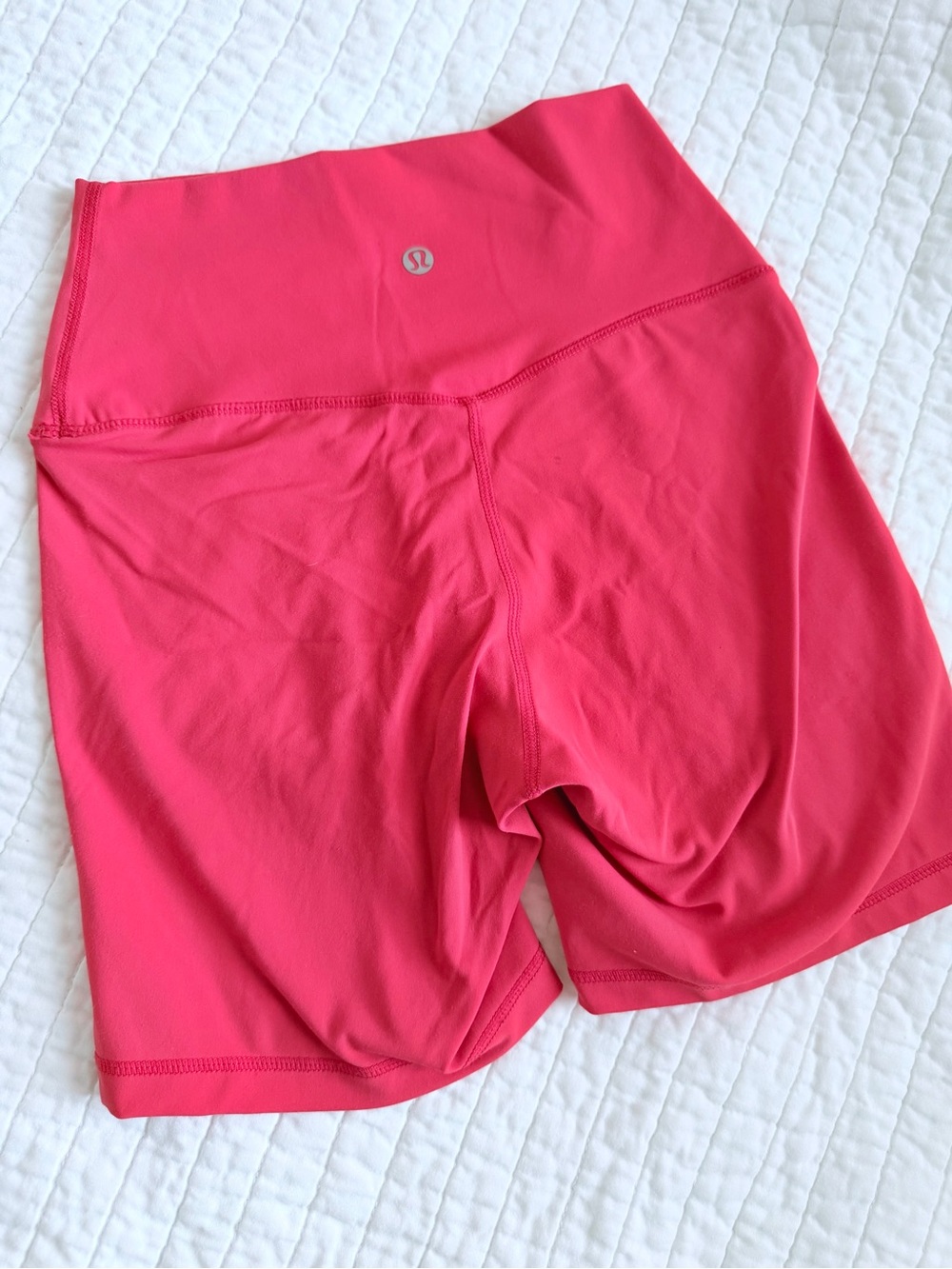 Lululemon High-Rise Pink Align No Line 6” Bike Shorts size 2
